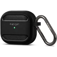 Spigen Rugged Armor, box, polykarbonat (PC), termoplastisk polyuretan (TPU), 28,4 g, svart