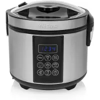Tristar RK-6132 Multikokare Svart, Rostfritt stål Non-stick-beläggning, LCD-display, med mätglas, Riskokarfunktion, Timerfunktion, Överhettningsskydd