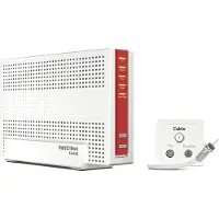 AVM FRITZ!Box 6690 Cable - Trådlös router - kabel-mdm 4-ports-switch - 1GbE, 2.5GbE - Wi-Fi 6 - Dubbelband - VoIP-telefonadapter (DECT)