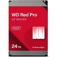 Western Digital WD Red Pro WD241KFGX - Hårddisk - Enterprise - 24 TB - inbyggd - 3.5 - SATA 6Gb/s - 7200 rpm - buffert: 512 MB