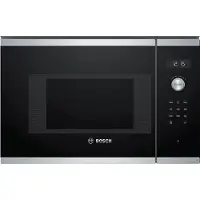 Bosch -serien | 6 BFL524MS0 Inbyggd enfunktions mikrovågsugn 20 liter 800 Watt rostfritt stål