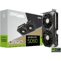 Zotac Grafikkort Nvidia GeForce RTX 5060 GeForce RTX 5060 8 GB GDDR7 RAM PCIe x8 HDMI, DisplayPort NVIDIA G-Sync , Överklockad, Vulkan, Zero-Fan-läge