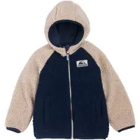 Viking Fleecejacka - Vändbar - Play - Marinblå/Beige - - 9 år (134) - Fleecejacka