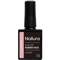 Nailura Rubber Base 10 ml - 10 Rose Pink
