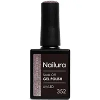 Nailura Gel Polish 10 ml - 352 Silvere Taupe Glitter