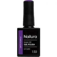 Nailura - Gel Polish 155 - Onyx Purple - 10 ml