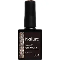 Nailura Gel Polish 10 ml - 354 Pewter Silver Shimmer