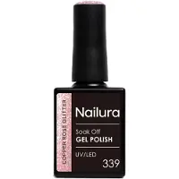 Nailura Gel Polish 10 ml - 339 Copper Rose Glitter