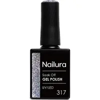 Nailura - Gel Polish 317 - Silver Sparkle - 10 ml