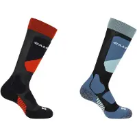 Salomon S/Access, Skidstrumpor, 2-Pack, Junior, Svart