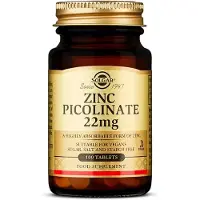 Solgar Picolinato Zinc Tabletter 100 Enheter