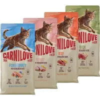 Carnilove True Fresh Färsk Fisk Och Kalkon För Steriliserade Vuxna Katter 6kg