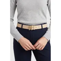 Tommy Hilfiger Bälte ecru / marinblå