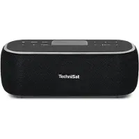 Technisat Bordsradio DIGITRADIO BT 1 DAB+, FM Högtalartelefon, inkl. mikrofon, Väckningsfunktion, uppladdningsbart Svart