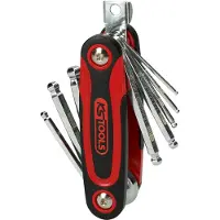 Ks Tools 158.3520 Inner-sexkantig Vinkelskruvmejselset 8 delar