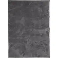vidaXL Mjuk matta HUARTE med kort lugg tvättbar antracit 140x200 cm