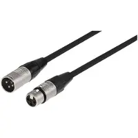 Monacor MECR-2000/SW XLR Kabel [1x XLR-hankontakt - 1x XLR-honkontakt] 20 m Svart