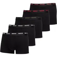 HUGO 50532619 Trunk Red Boxers 5 Enheter