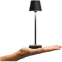 Sigor Nuindie pocket LED uppladdningsbar bordslampa, svart, IP54, dimbar pocket,, Svart, Aluminium / grå / zink, Modern