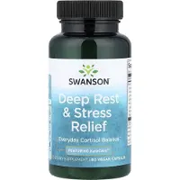 Swanson Health , Djup Avslappning & Stresslindring, 60 Veggkapslar