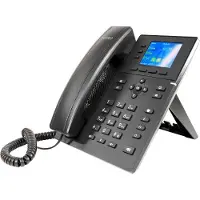 AGFEO T 17 SIP, IP-telefon, Svart, Trådbunden telefonlur, Skrivbord/vägg, 3 linjer, 1000 poster