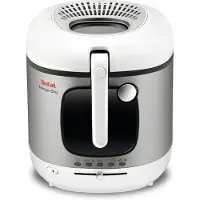 Tefal Mega FR4800 XXL - Fritös - 3.3 liter - 2.1 kW - silvergrå/vit