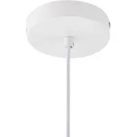 LINDBY Hänglampa Tivra , dimbar, Vitt / opal, Vardagsrum / matsal, Metall, Design, Pendellampa
