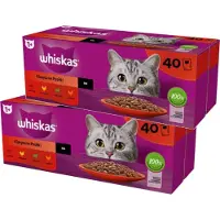 Whiskas Klassisk Våtfoder I Sås För Katt 40x85g