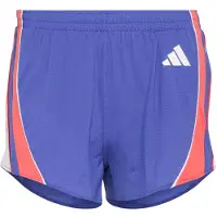 Adidas Sportbyxa 'ADIZERO A' indigo / ljusröd / vit