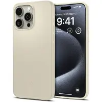 Spigen Thin Fit, mute beige - iPhone 15 Pro