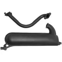 Leovince Sito Vespa 125 Et3/125 Primavera 0237 Typgodkänt Komplett Avgassystem