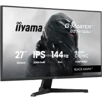 Iiyama 27 IPS Gaming, G-Master Black Hawk, Fre Spelskärm EEK D (A - G) 68.6 cm (27 tum) 2560 x 1440 pixel 16:9 1 ms HDMI IPS LED