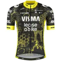 Tvl Team Visma Lease A Bike Tdf26 Replica Korta ärmar Cykeltröja