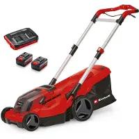 Einhell Power X-Change GP-CM 36/450 (2x 4,0Ah) Batteri Batteridriven gräsklippare Inklusive Twincharger-laddare, inkl. 2 batteri 4000 mAh 18 V