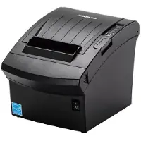 Bixolon SRP-350plusV - Kvittoskrivare - direkt termisk - Rulle (8 cm) - 180 dpi - upp till 400 mm/sek - USB 2.0, LAN - kniv