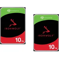 Seagate IronWolf ST10000VN000 - Hårddisk - 10 TB - inbyggd - 3.5 - SATA 6Gb/s - 7200 rpm - buffert: 256 MB - med 3 års Rescue Data Recovery