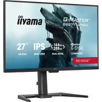 Iiyama G-MASTER Red Eagle GB2771UHSU-B1 - LED-skärm - spel - 27 - 3840 x 2160 4K @ 144 Hz - IPS - 450 cd/m² - 1500:1 - 0.8 ms - 2xHDMI, DisplayPort - högtalare - svart, matt