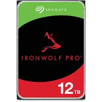 Seagate IronWolf Pro ST12000NT001 - Hårddisk - 12 TB - inbyggd - 3.5 - SATA 6Gb/s - 7200 rpm - buffert: 256 MB - med 3 års Rescue Data Recovery