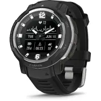 Garmin Instinct Crossover - Standard Edition - 45 mm - fiberförstärkt polymer - sportklocka med armband - silikon - handledsstorlek: 135-230 mm - m...