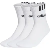 Adidas Sportsockor '3-Stripes Linear' svart / vit