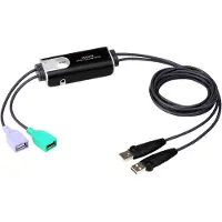 Aten CS62KM - Omkopplare för tangentbord/mus - 2 x USB - 1 lokal användare - skrivbordsmodell