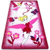 Rugsx Matta barn HAPPY C224 rosa Fairy 240x330 cm