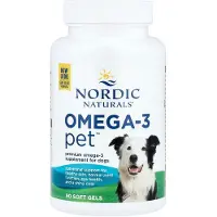 Nordic Naturals , Omega3 Pet, för hundar, 90 mjuka kapslar
