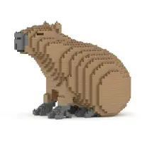 Jekca Capybara 01S | Djur Plasthusbygge Block | Ålder 14+