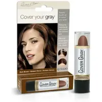Cover Your Gray Touch Up Stick för kvinnor, Mörkbrun, 0.15 oz (3-pack)