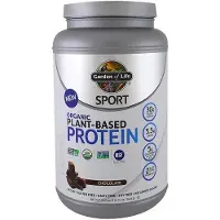 Garden of life , Sport, Ekologisk Plantbaserad Protein, Vanilj, 1 lb 12 oz (806 g)