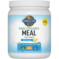 Garden of life RAW Ekologisk Måltidsersättningssmula, Plantbaserad, Vanilj, 1 lb 2,52 oz (525 g)