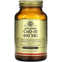 Solgar , Megasorb CoQ-10, 400 mg, 60 mjuka kapslar