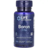 Life Extension , Bor, 3 mg, 100 Vegetariska Kapslar