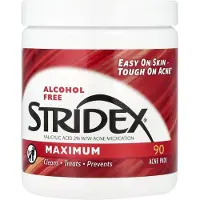Stridex , Maximum, Alkoholfri, 90 mjuka Touch Pads